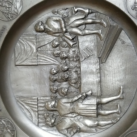 BICENTENNIAL COMMEMORATIVE "A NEW NATION" 1776-1976 INTERNATIONAL PEWTER - Picture 2 of 5